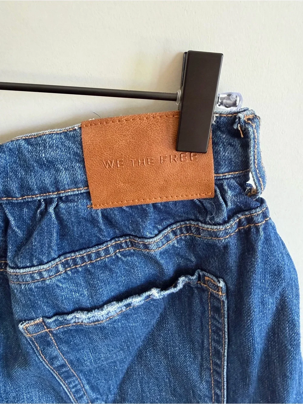 FREE PEOPLE We the Free Demi Denim Skort